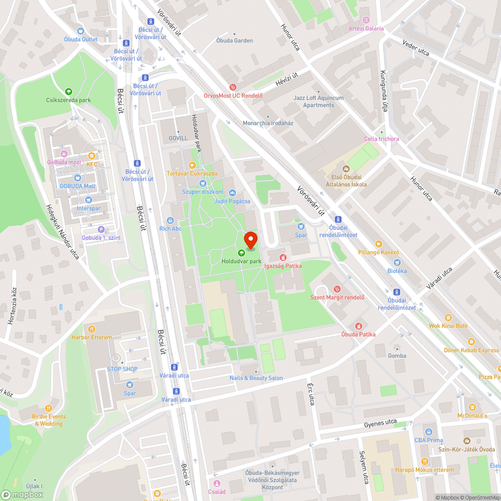 Még hintát a Holdudvar játszótérre bejelentés helye