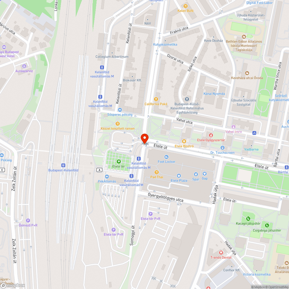 1es villamos zöldterület fenntartása bejelentés helye