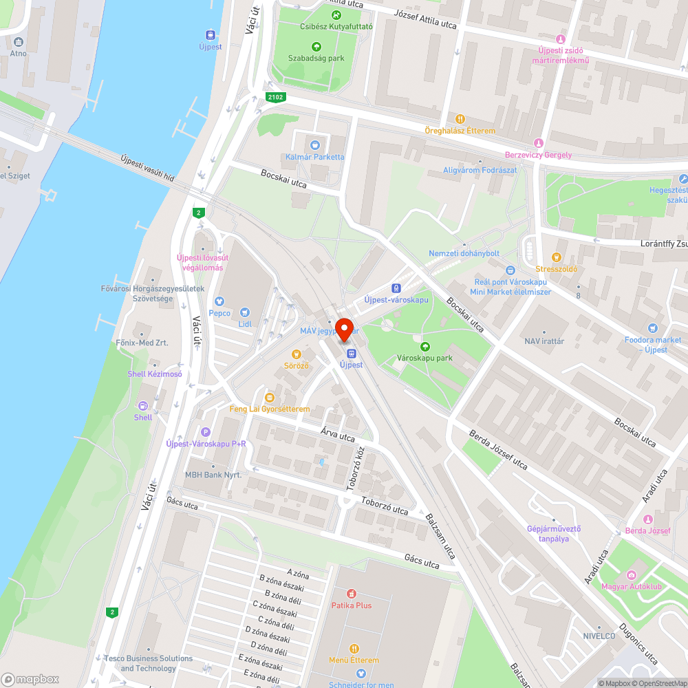 Nem működő utastájékoztatás bejelentés helye