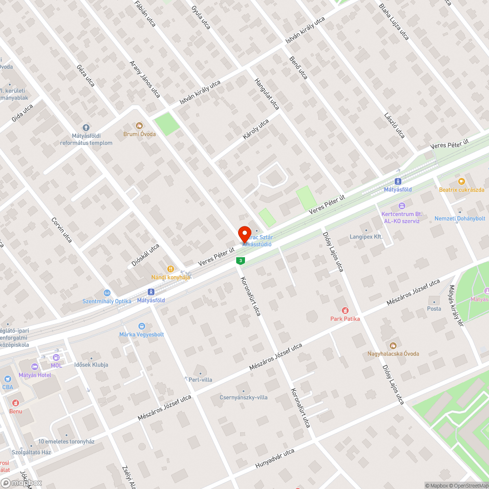 hiányzó, megkopott útburkolati jelek bejelentés helye