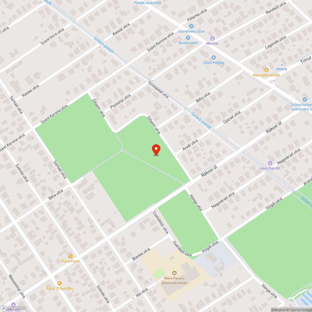 Falevelek bejelentés helye