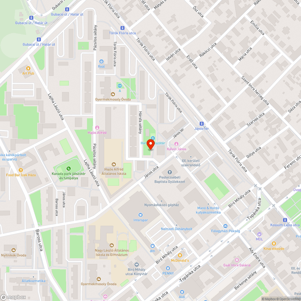 Lekopott Új Magyarország Fejlesztési Terv projekttábla bejelentés helye