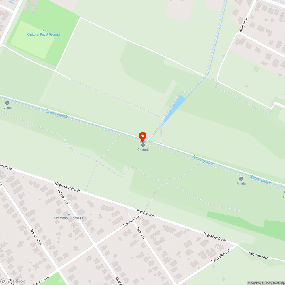 A fűzfák bejelentés helye