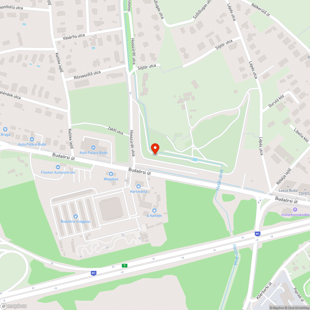 Elhagyott Opel bejelentés helye