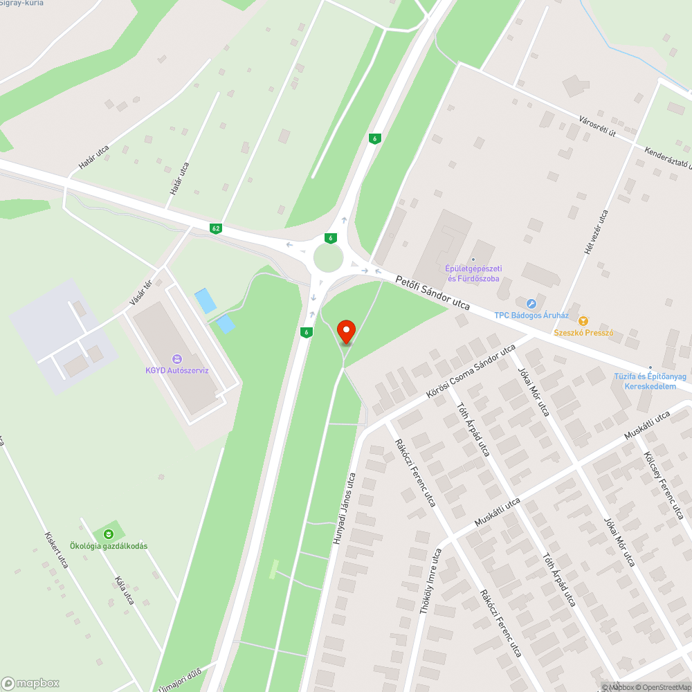 komposztálónak használt erdő bejelentés helye