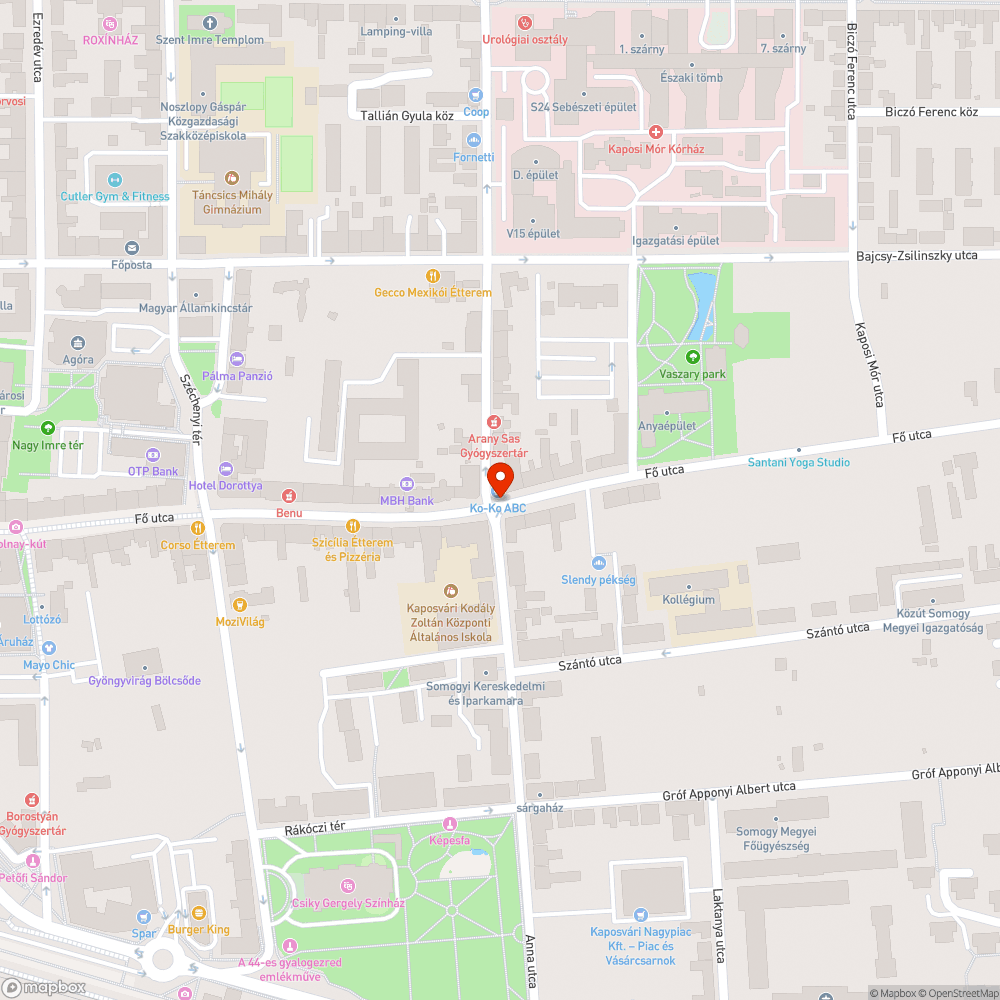 Közműépítés után helyreállítatlan burkolat a gyalogjárdán bejelentés helye