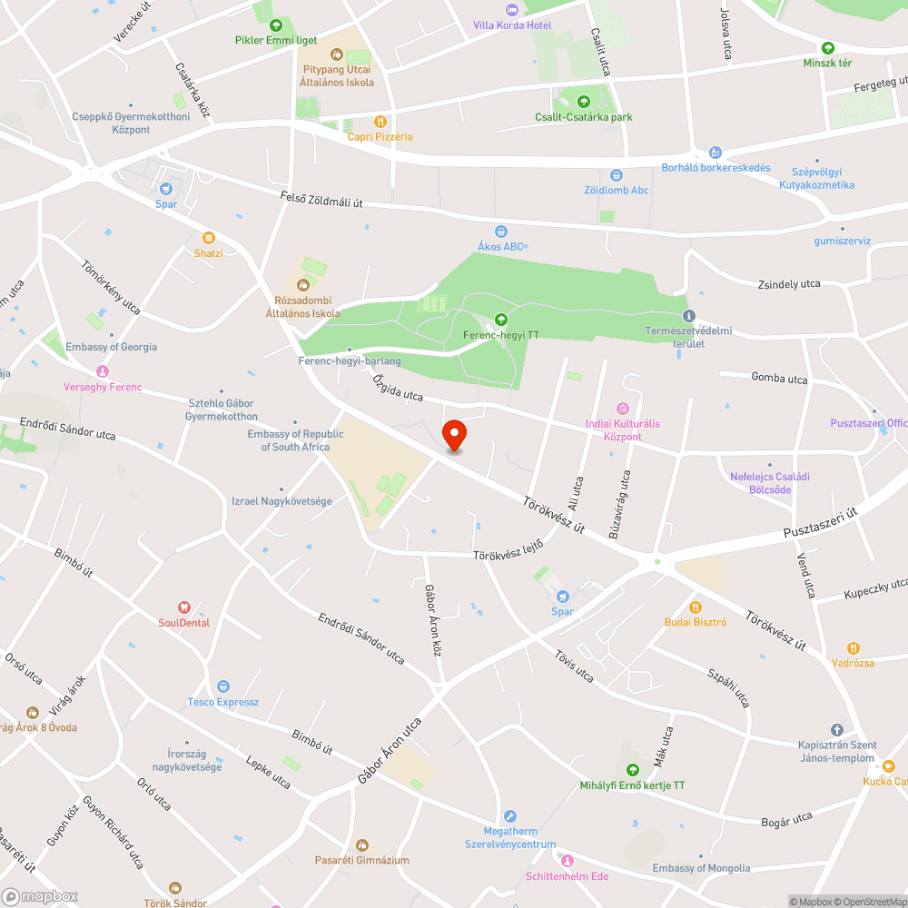 Töredezett járda bejelentés helye