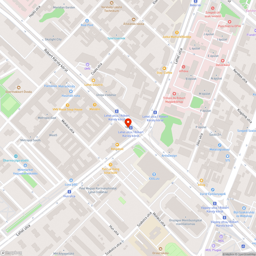 Fekália és vizelet bejelentés helye