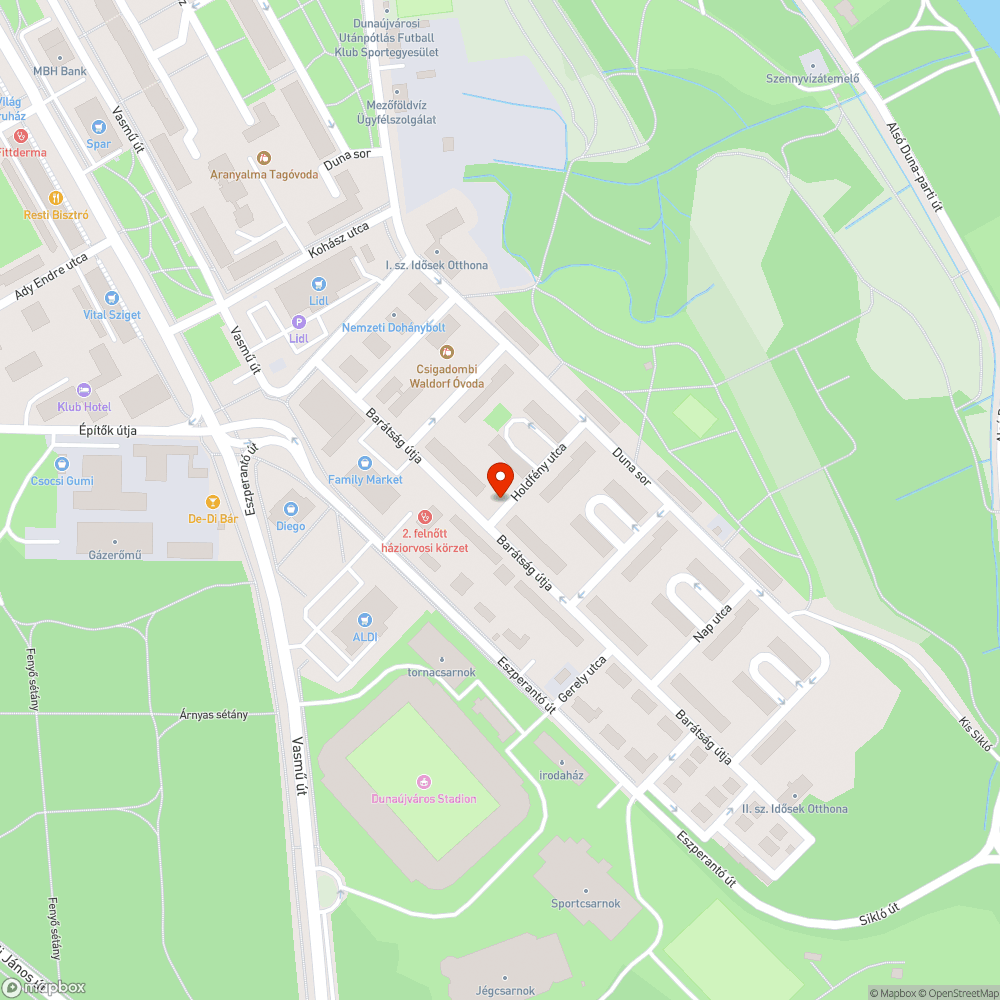 holdfényben nem látható bejelentés helye