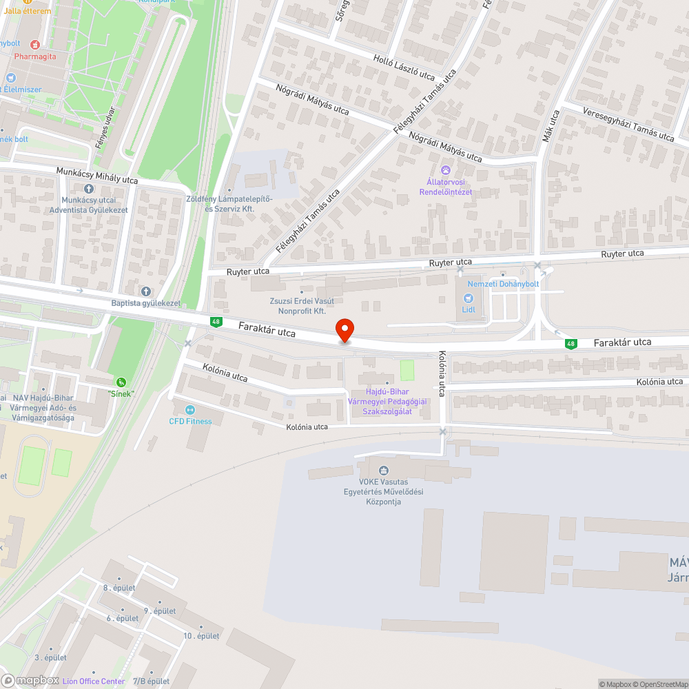 A Faraktár utca közlekedési jelzőlámpáinak városi forgalomhoz igazítása bejelentés helye