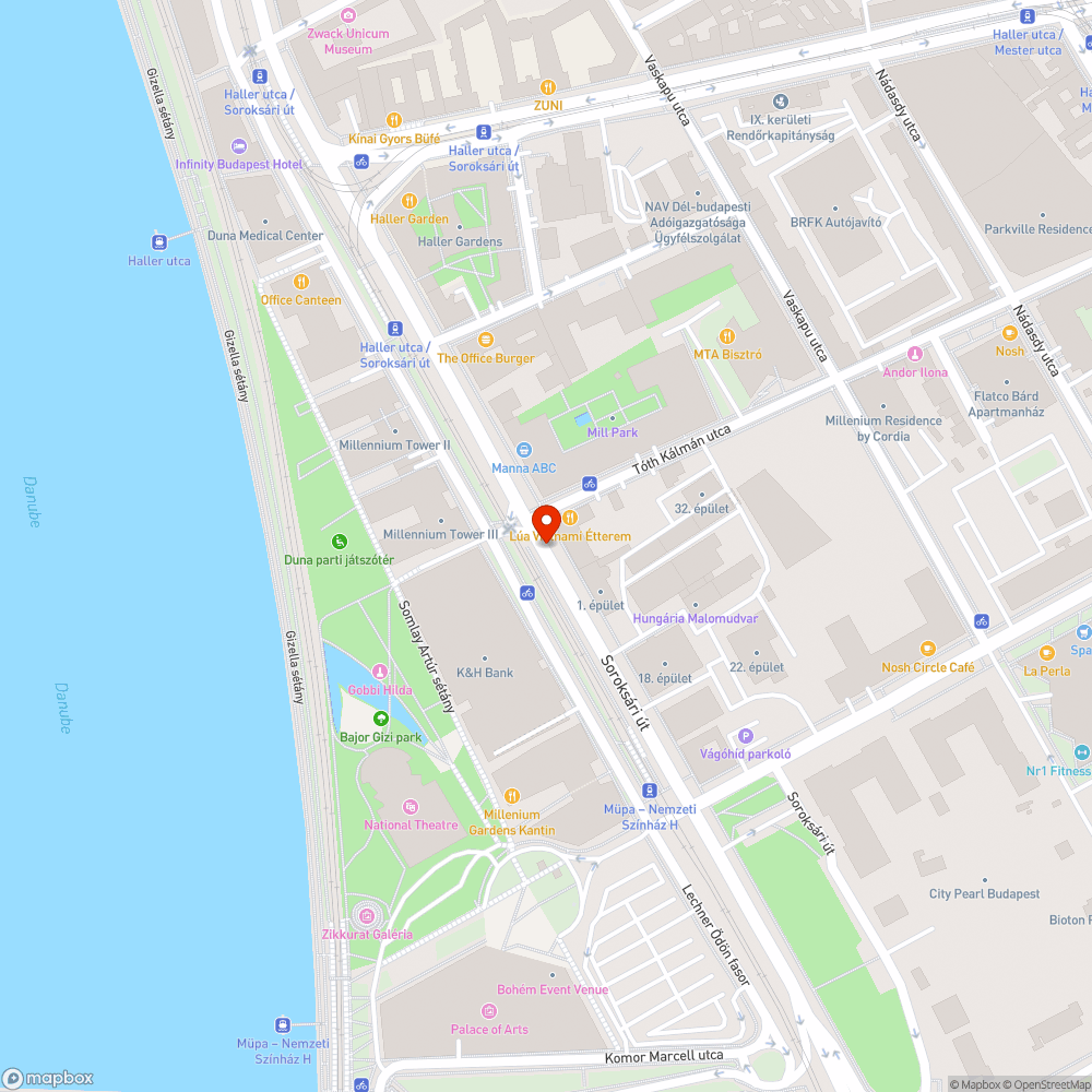 Elhagyott autó bejelentés helye