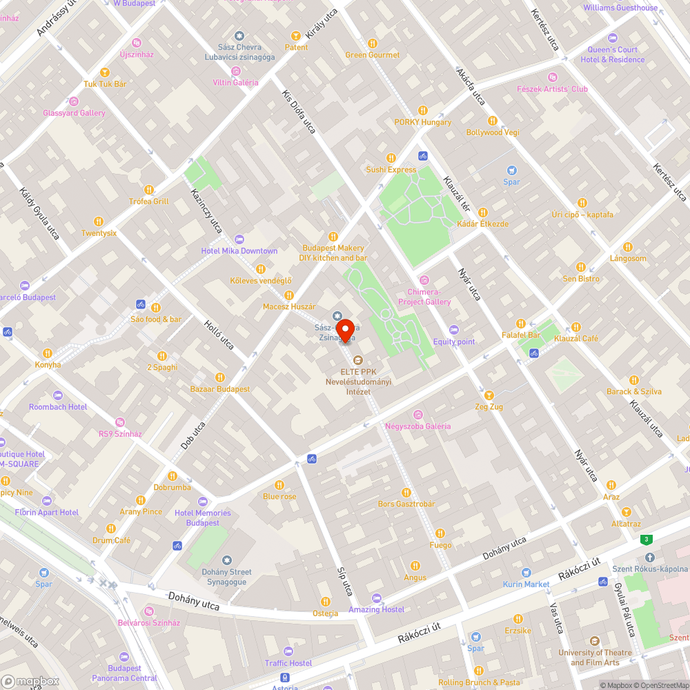 Elhagyott bicikli bejelentés helye