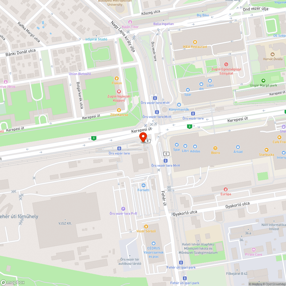 Örs vezér tere metróállomás eleje bejelentés helye