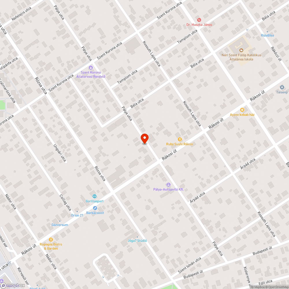 Süllyedő asztalt bejelentés helye