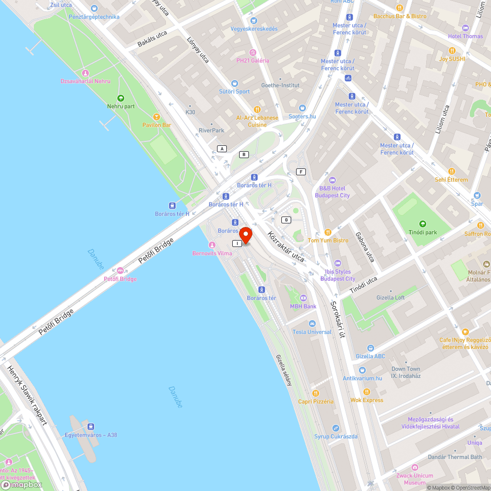 H7-es hév végállomásának vágánykiosztása bejelentés helye