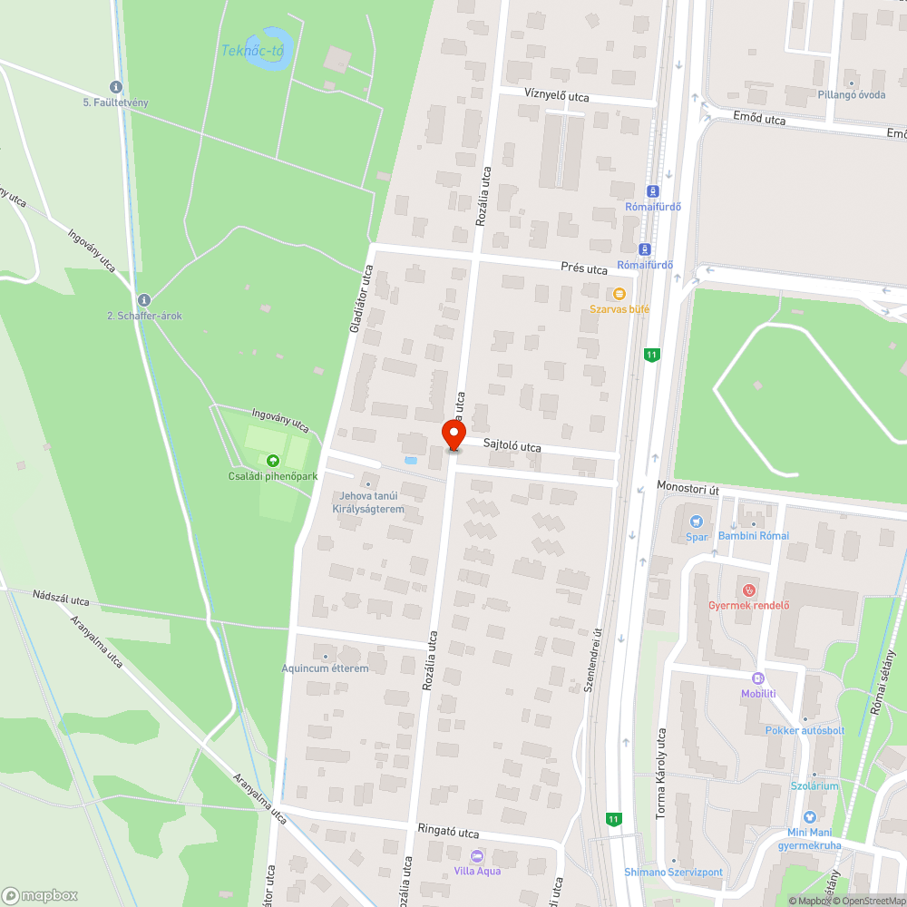 Építkezés maradványai bejelentés helye