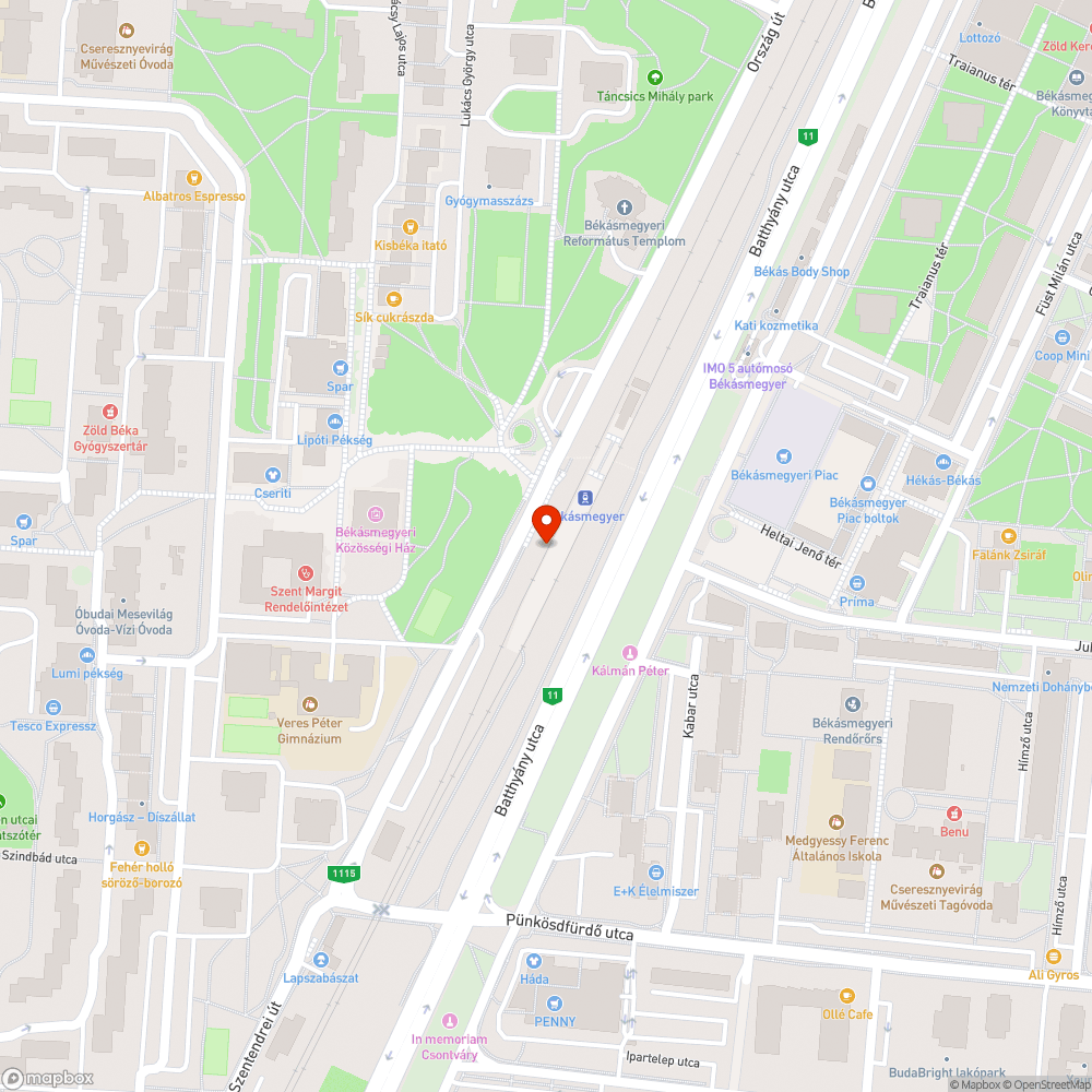 Hévmegálló akadálymentesítése bejelentés helye