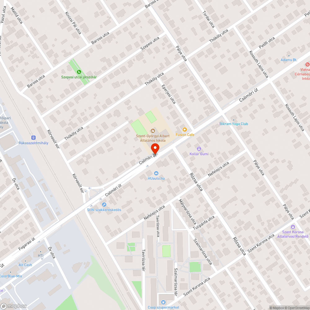 Elhagyott autók bejelentés helye