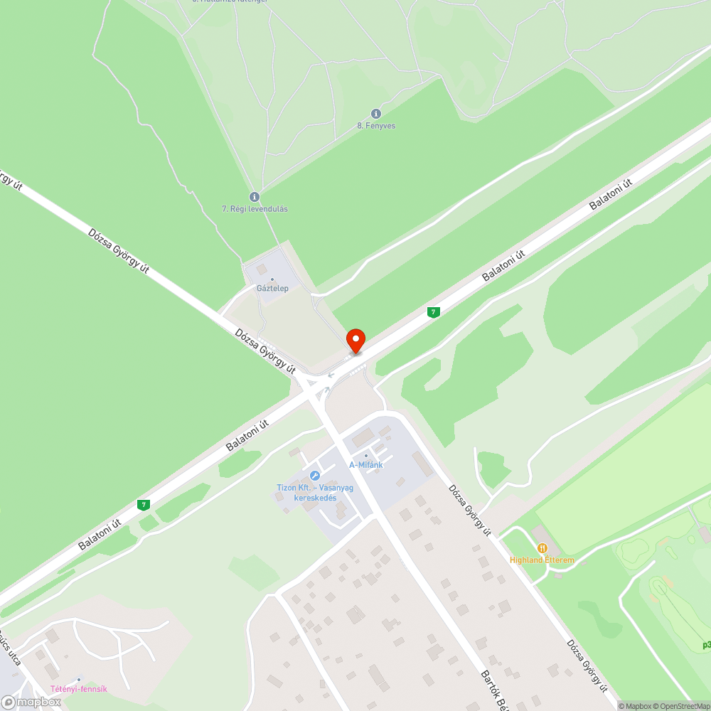 Szemét és hiányzó szemetes bejelentés helye