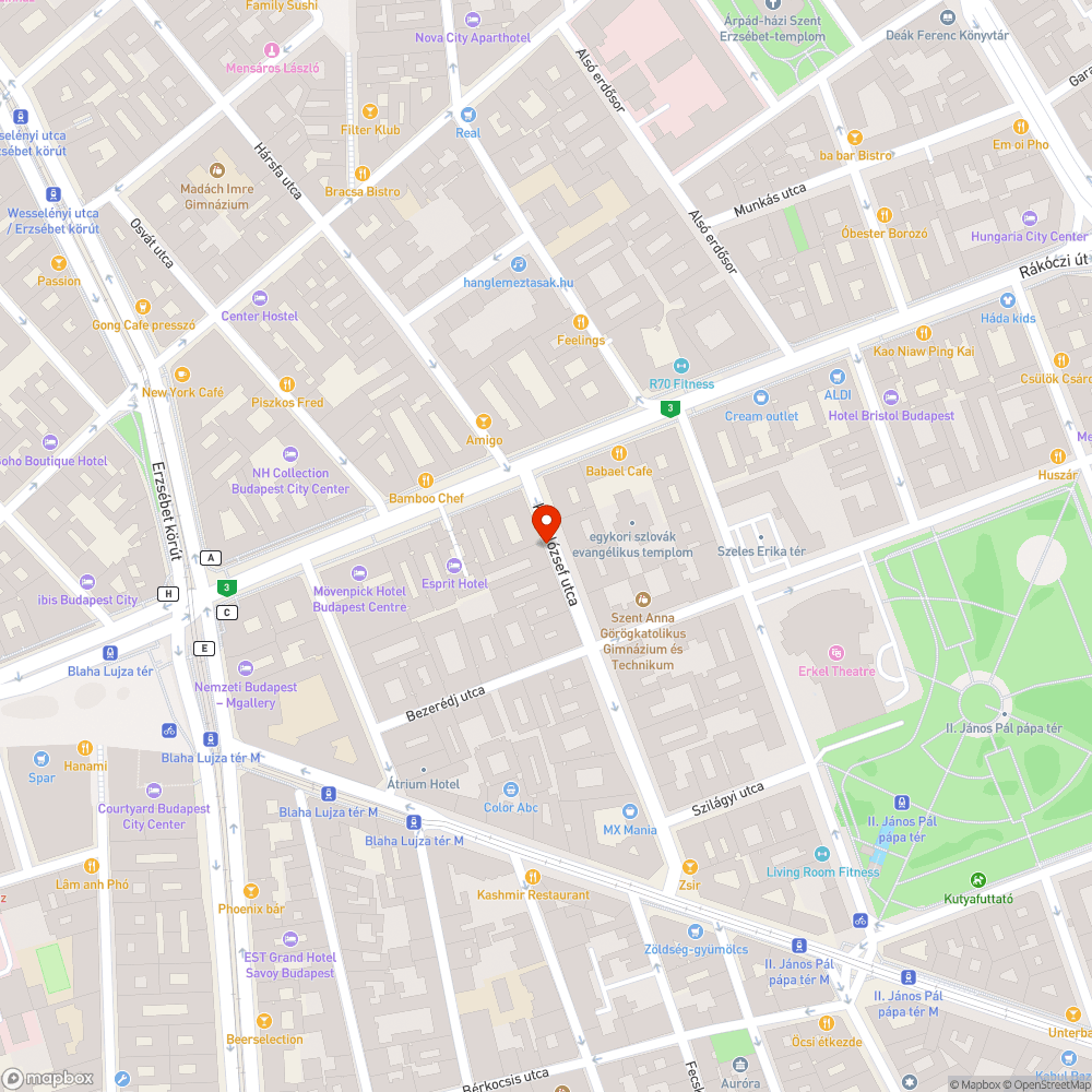 Kiss József utcai roncstelep 1 bejelentés helye