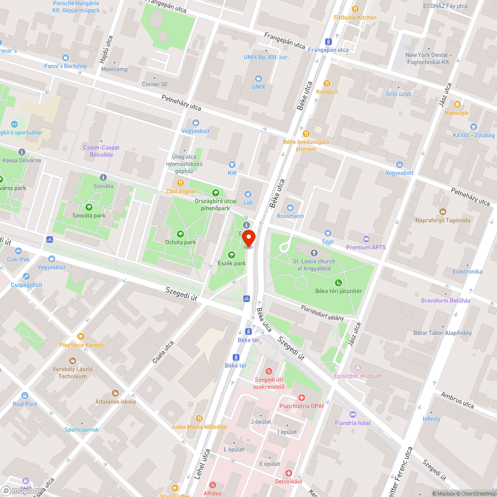 Balesetes lámpa bejelentés helye