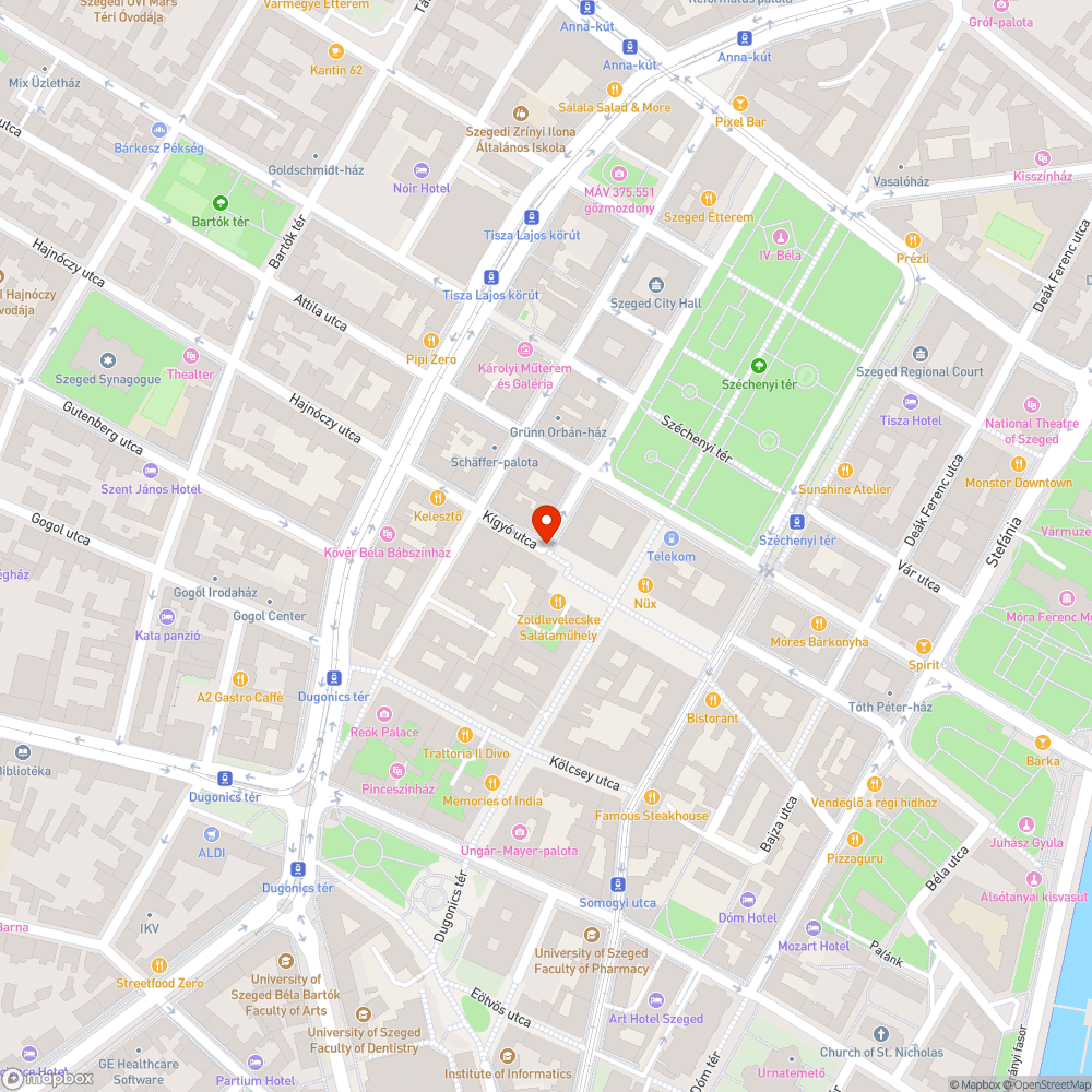 Szemmagasságba lévő táblák bejelentés helye