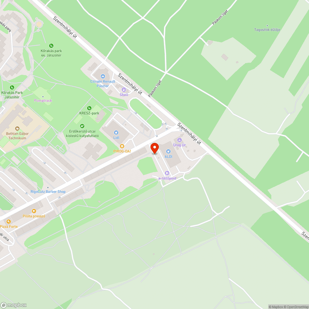 Elhagyott Ford bejelentés helye