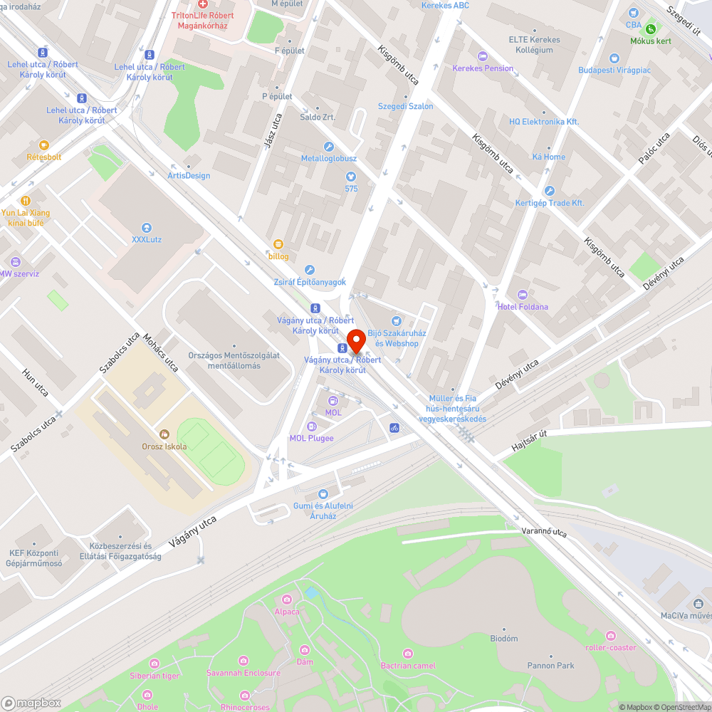 szètesett kuka bejelentés helye