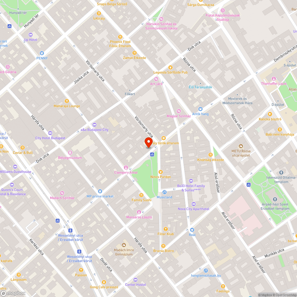 Vandalizált köztéri bicikli pumpa bejelentés helye