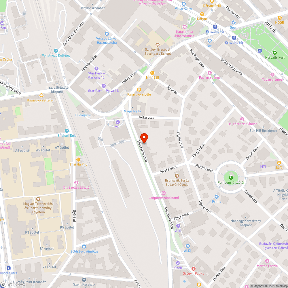 Botlásveszélyes fedlap a Mészáros utca 26 előtt bejelentés helye