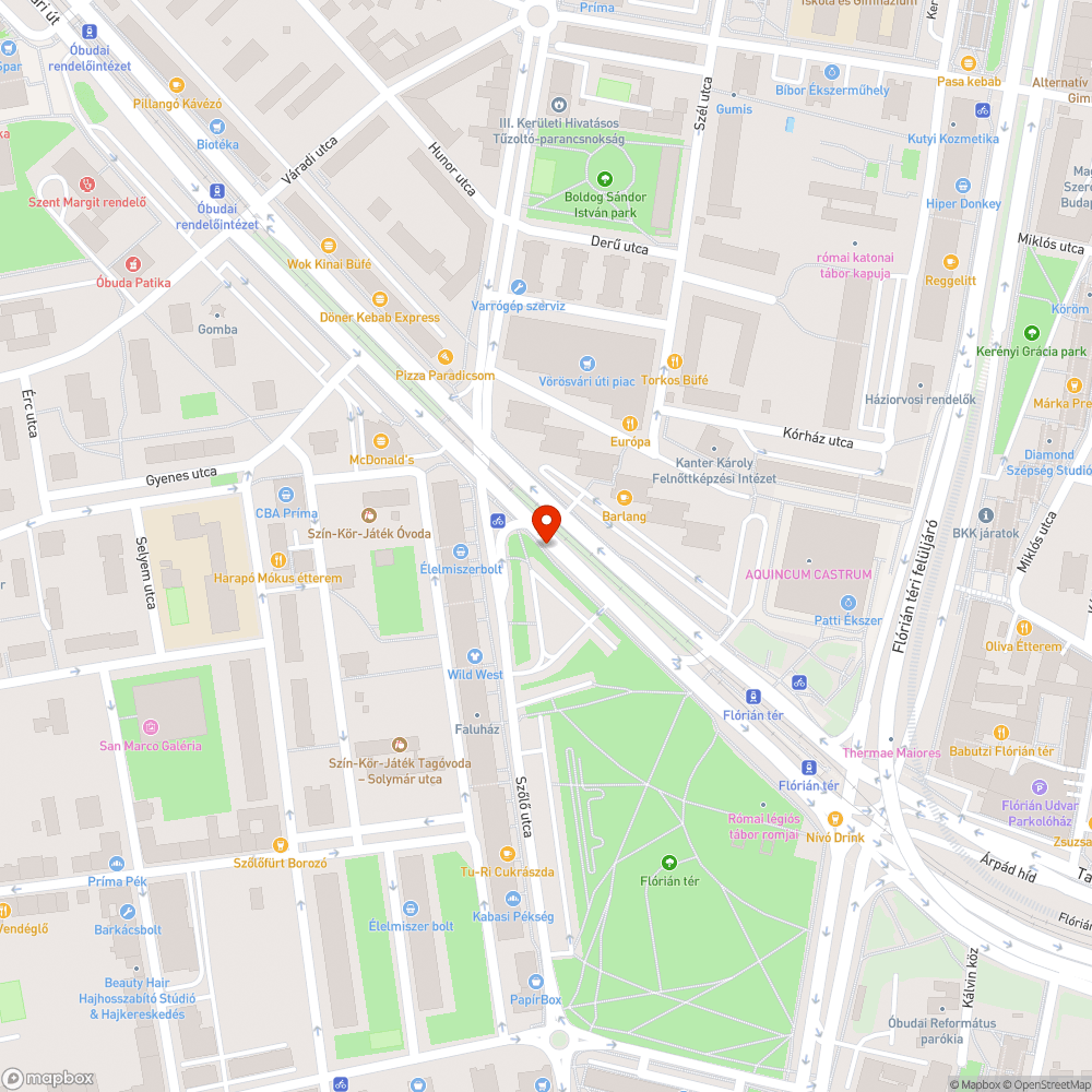 Elhagyott Mondeo bejelentés helye