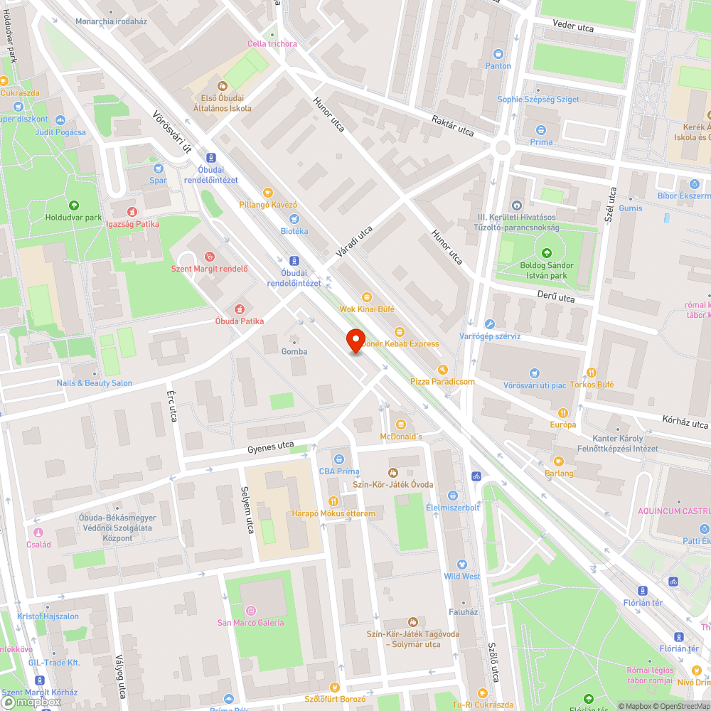 Elhagyott Opel és Suzuki bejelentés helye