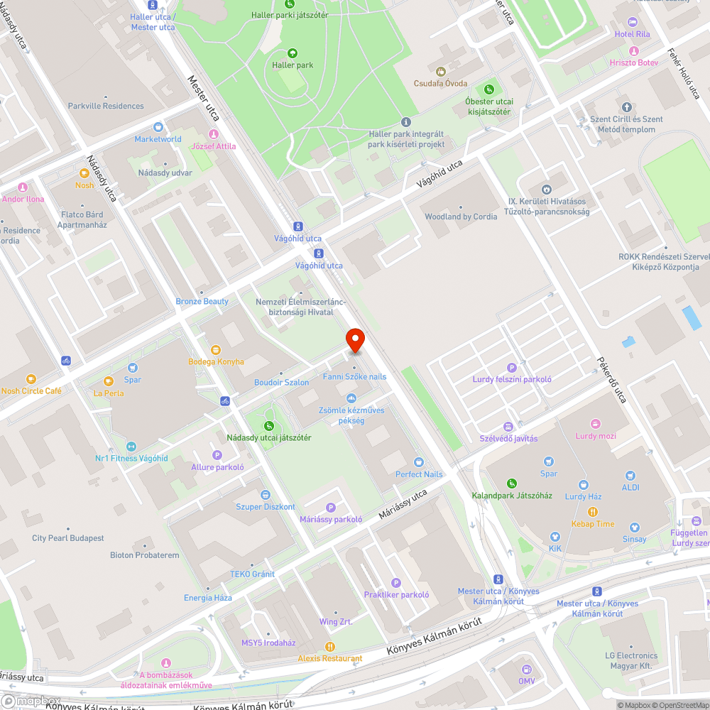 Magas lépcsős villamosok bejelentés helye