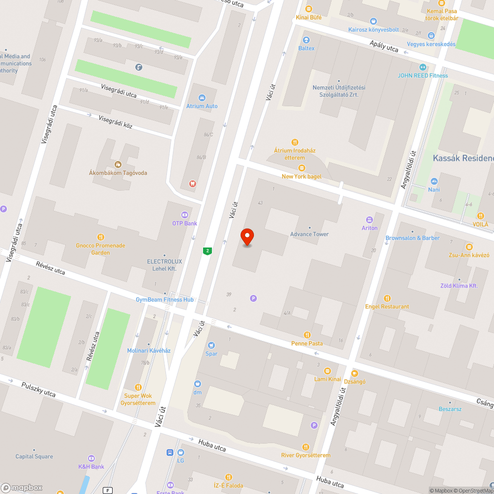 Járdalezárás a Váci út 39-43 alatti építkezéshez kapcsolódóan bejelentés helye