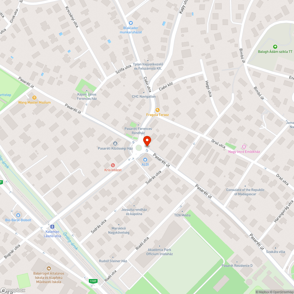 Lezárt járda, mocsok, fejetlenség bejelentés helye