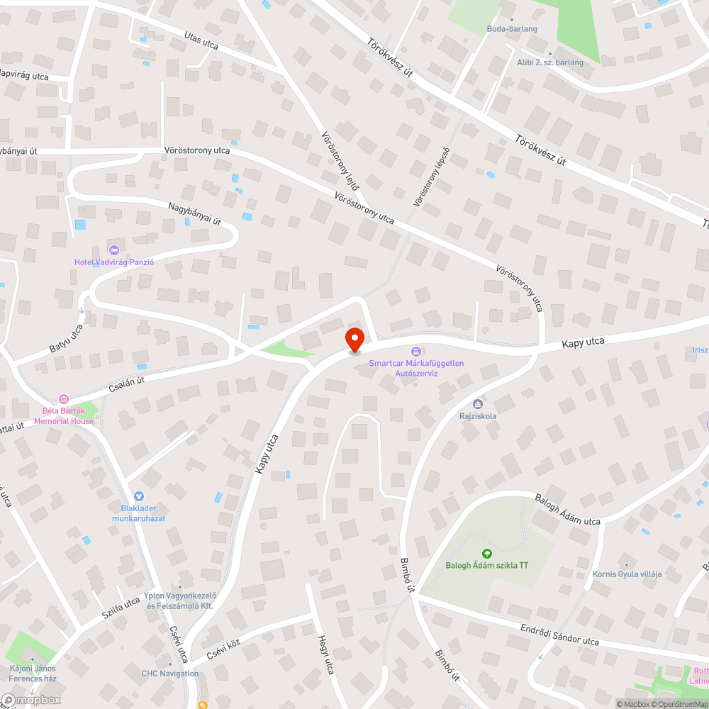 Szemét bejelentés helye