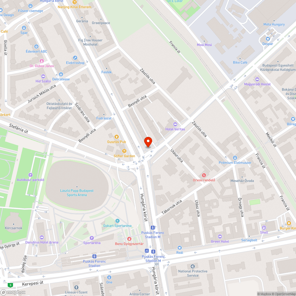 Zebra és bicikliút felfestésének hiánya bejelentés helye