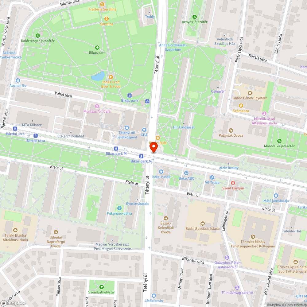 Elfordított jelzőlámpa a Tétényi-Etele út sarkán bejelentés helye