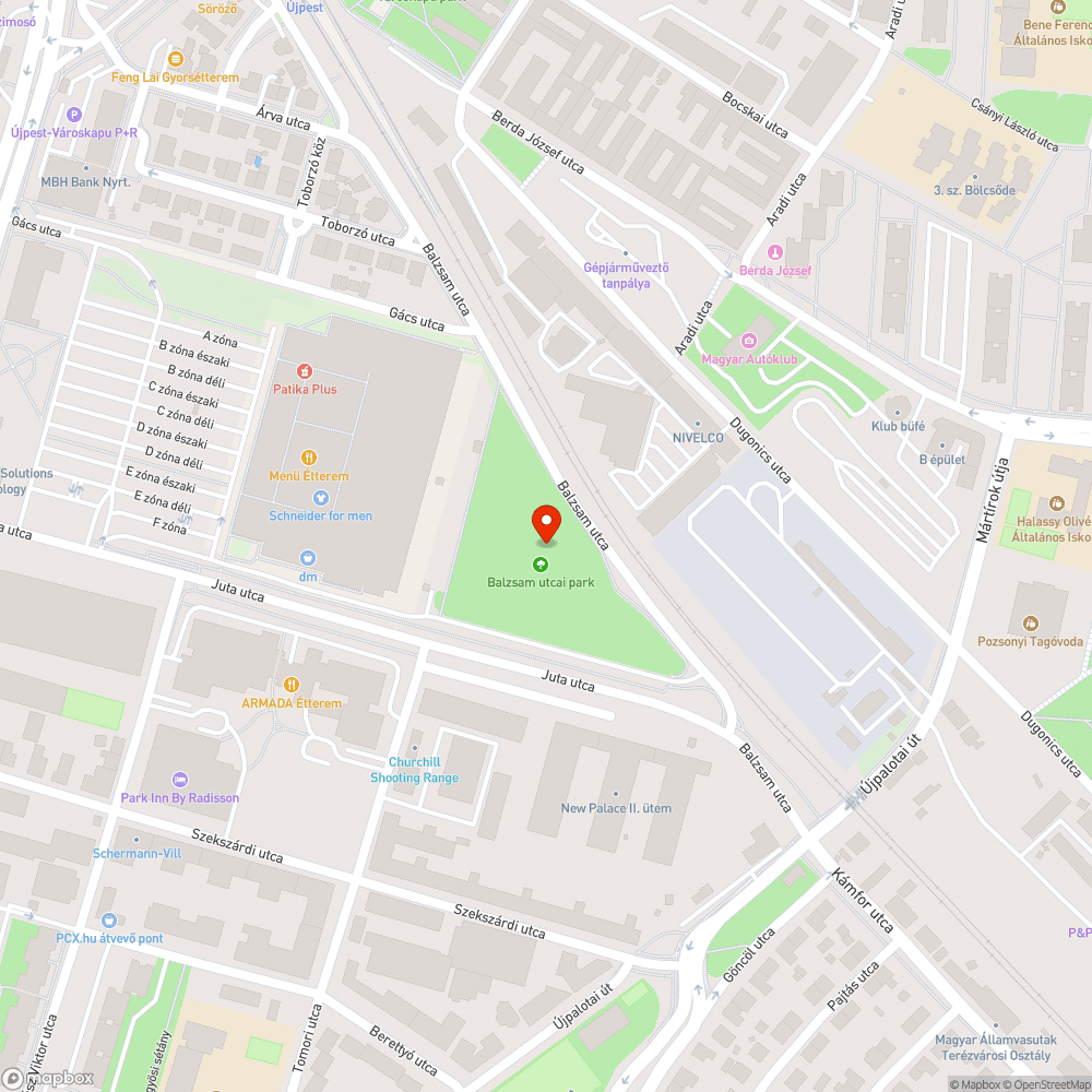 Fásításra váró zöldterületet Angyalföld szélén bejelentés helye