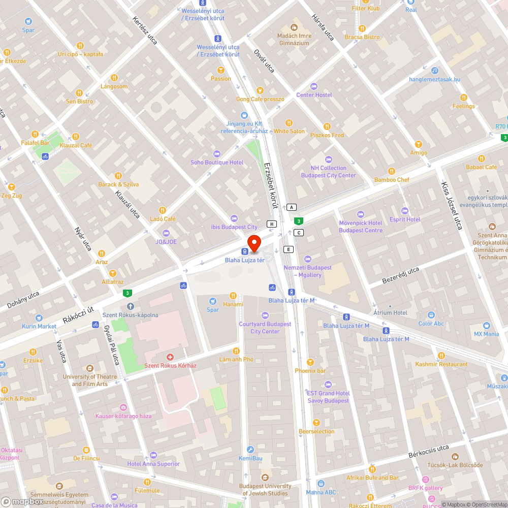 Blaha fedél bejelentés helye