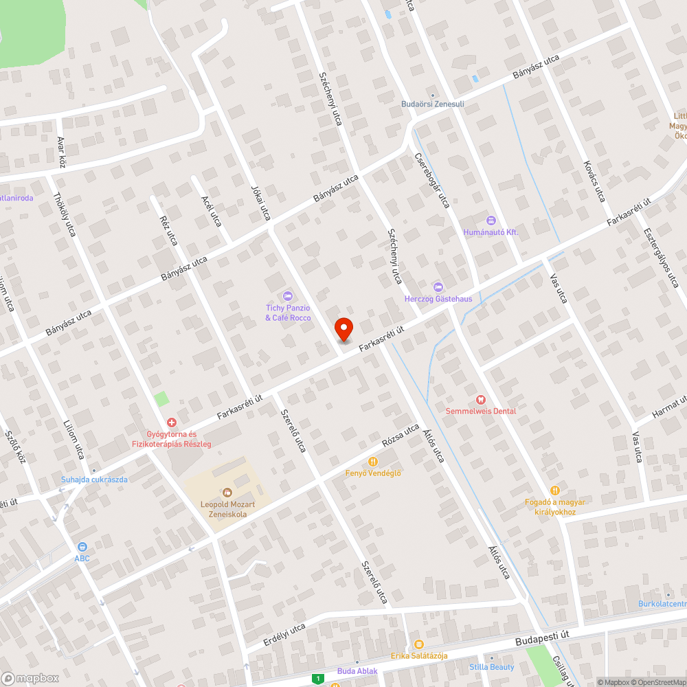 Kátyú kereszteződésben bejelentés helye