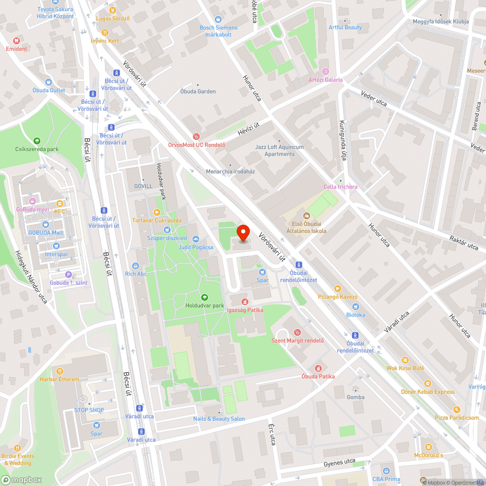 Rossz állapotú rokkant parkolóhely bejelentés helye