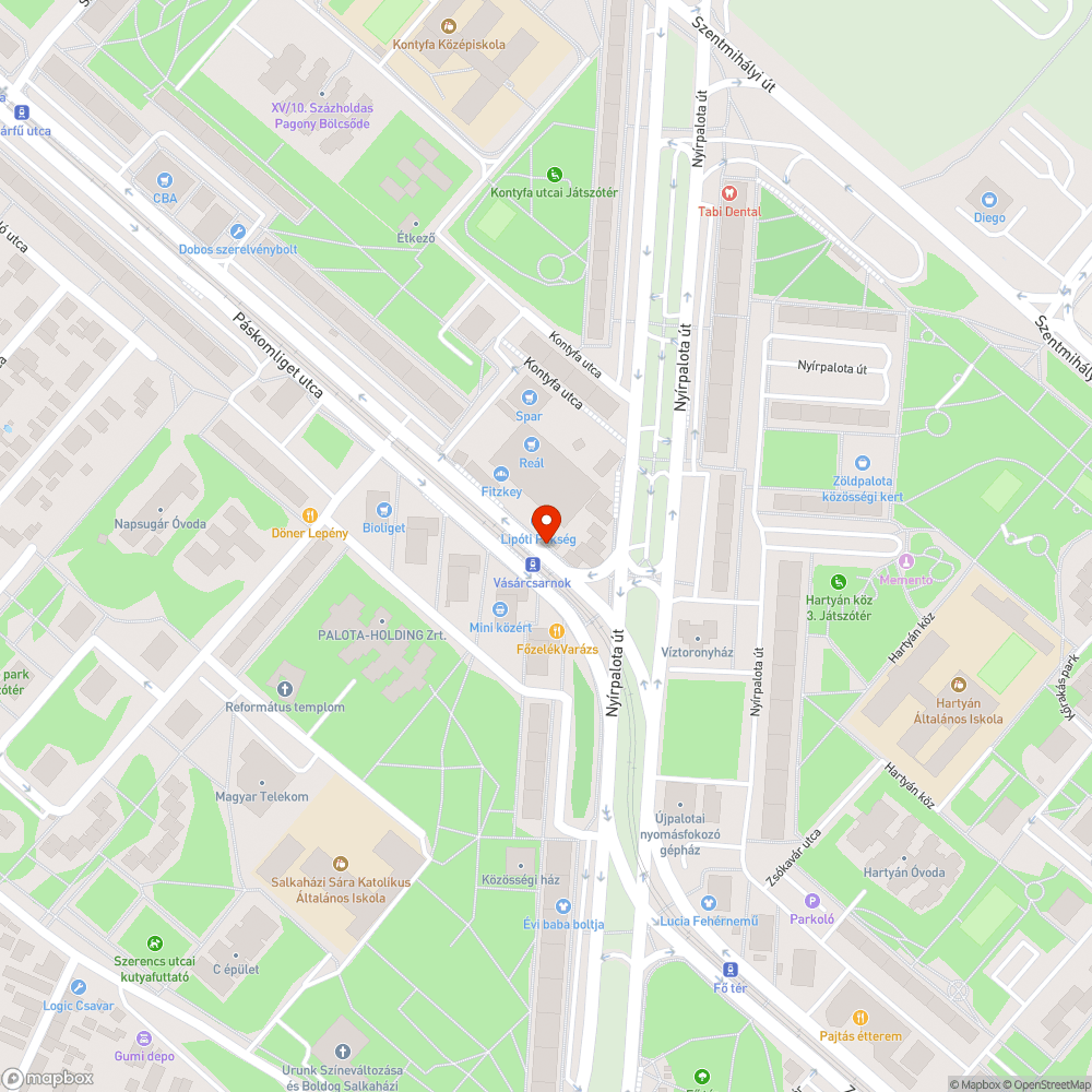 Bedőlt oszlop bejelentés helye