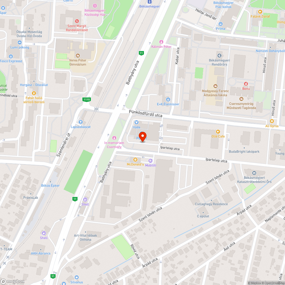 Nincs világítás bejelentés helye