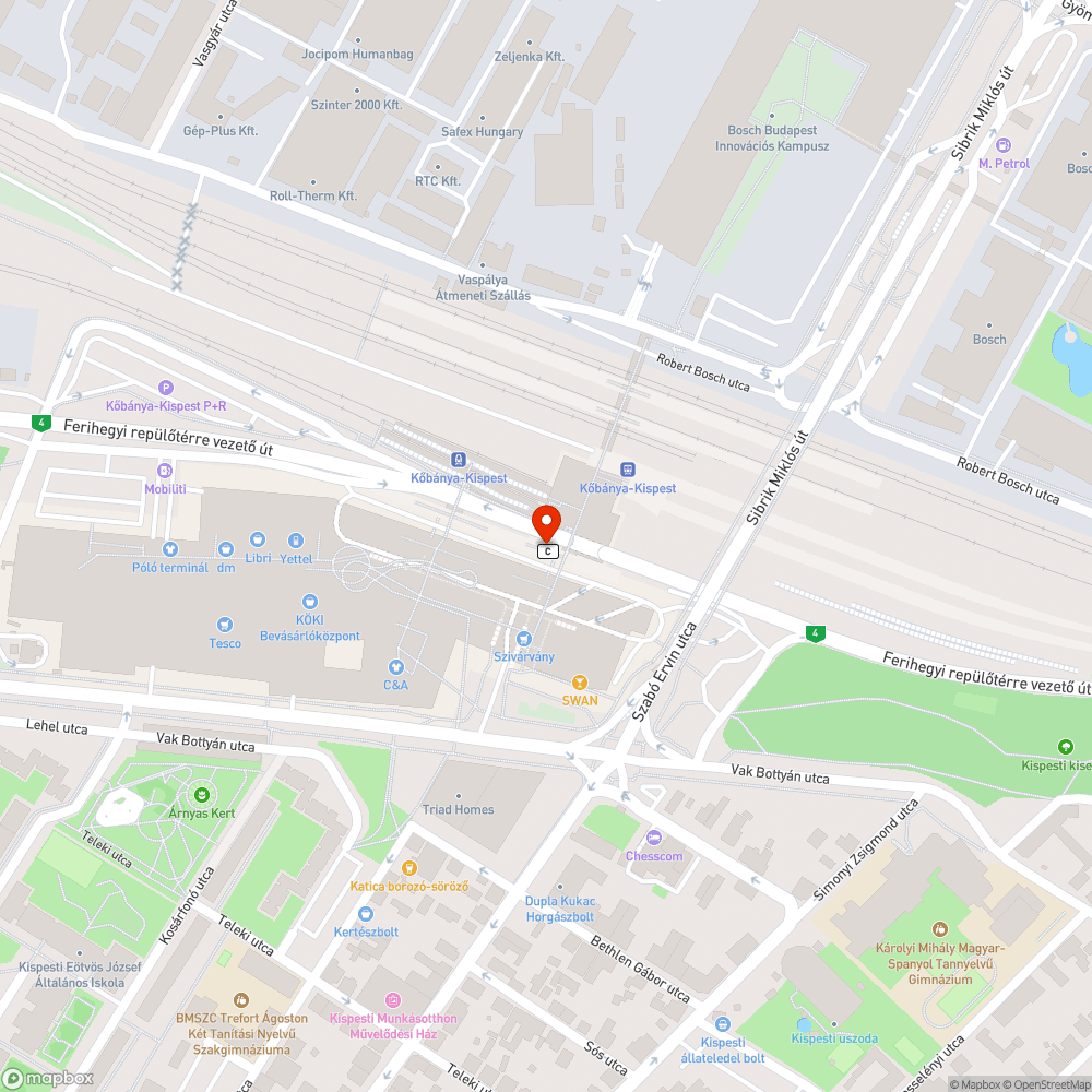 Mocsoklépcső a KÖKI-n bejelentés helye