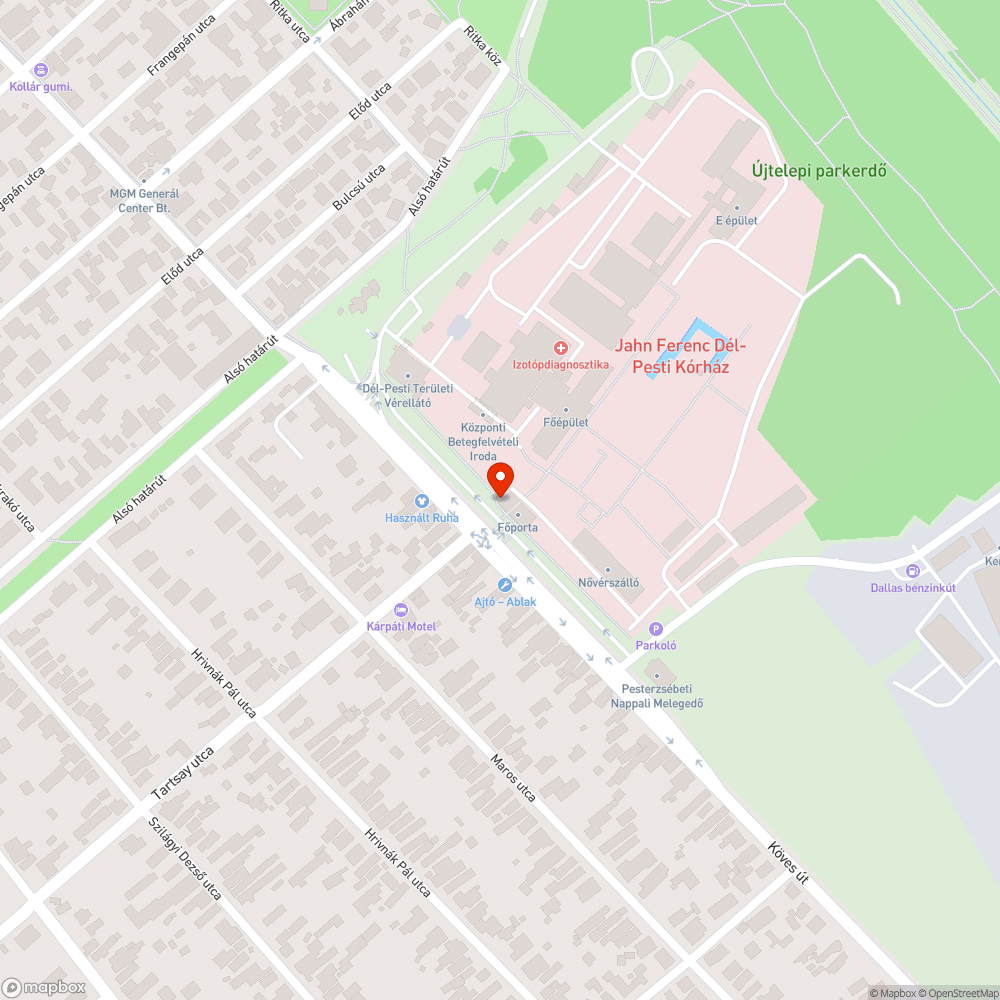 Mozgássérült parkolók hiányos jelzése bejelentés helye