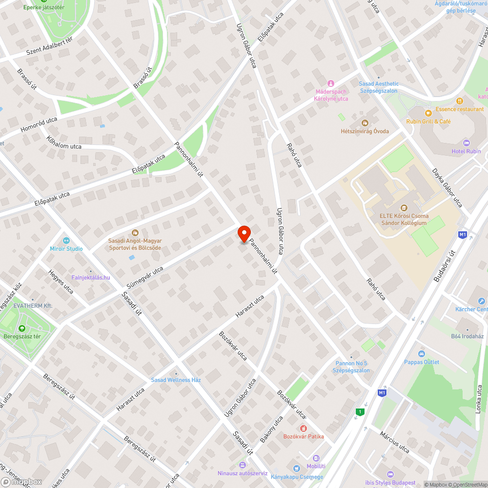 A jobbkéz-szabályos kereszteződést jelző tábla nem látszik - Pannonhalmi út bejelentés helye