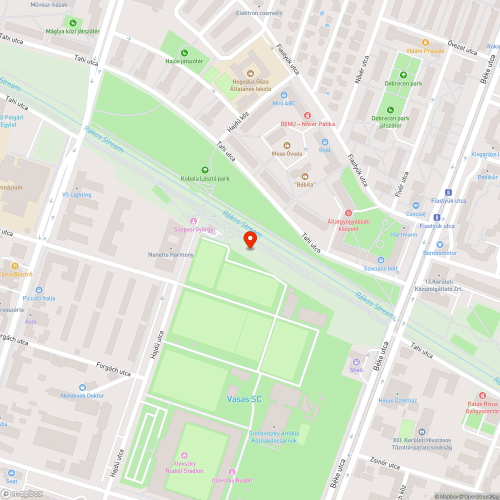 Kutyafuttató - világítás hiánya bejelentés helye