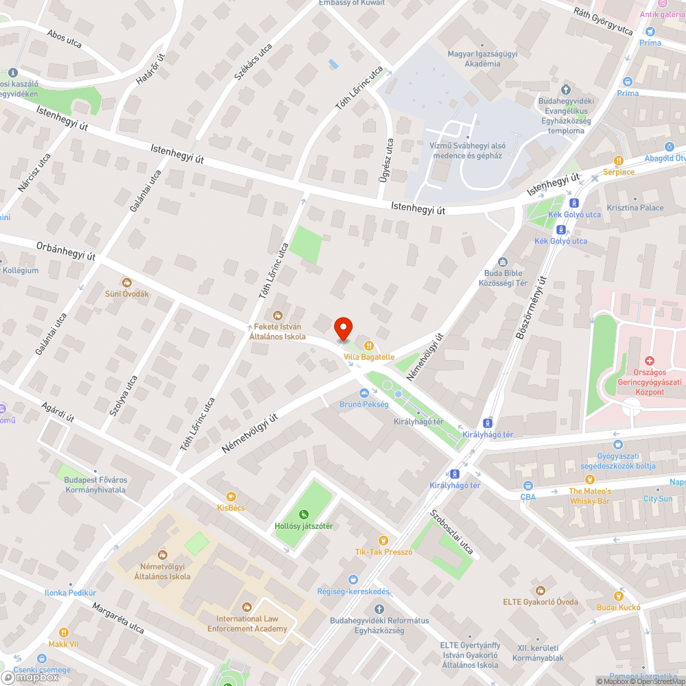 2 sérült fedlapkörnyezet az Orbánhegyi út elején bejelentés helye