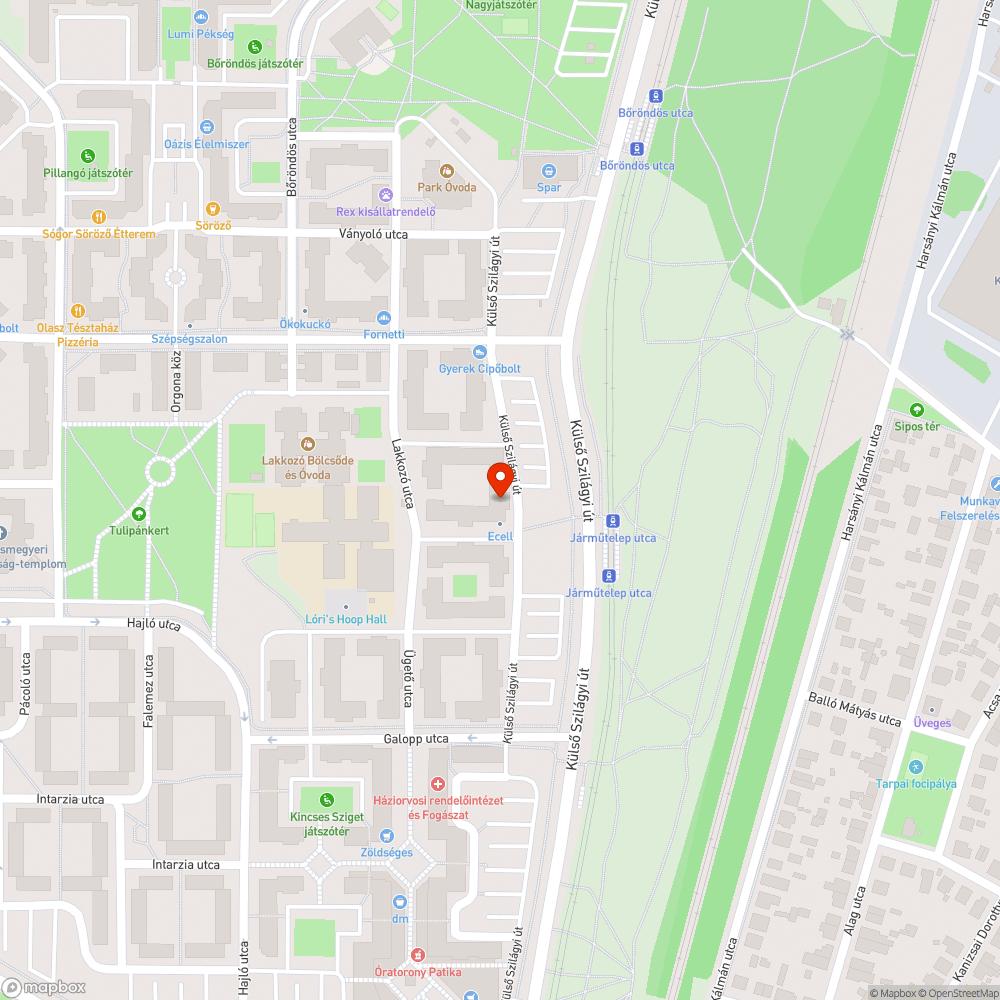 Elhagyott rendszám nélküli autó bejelentés helye